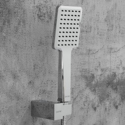 Душевая система термостат G7107-40 GAPPO лейка "Тропический душ" встраиваемая ХРОМ - G7107-40