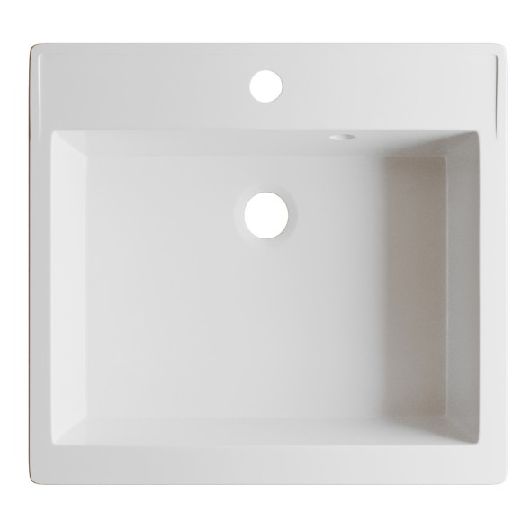 Раковина накладная &amp;quot;РИМ-50&amp;quot; белая (MIXLINE) - 00-00012064 