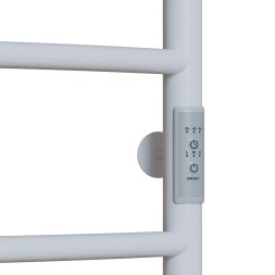 Полотенцесушитель MIXLINE CAPELLA  60х50 (таймер, 251Вт, 3 перекладины + ПОЛКА) электрический БЕЛЫЙ - ML-556345 