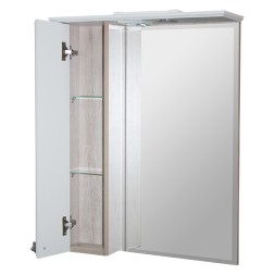 Зеркальный шкаф &amp;quot;ВЕРСАЛЬ-62&amp;quot; белое дерево левый с подсветкой(ПВХ) - 535000 