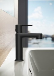 Смеситель для раковины Ravak Puri PU 014.20 керамический картридж, черный матовый (X070181)