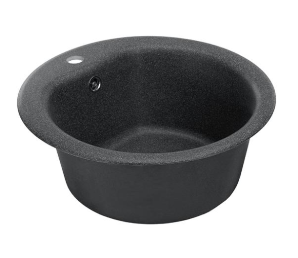 Кухонная мойка AQUATON Мида, цвет графит (1A712732MD210)