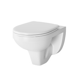 Унитаз подвесной &amp;quot;Рио&amp;quot; сиденье полипропилен белый (Rosa) - 4610119205256 