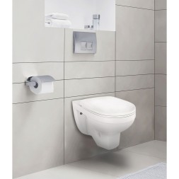 Унитаз подвесной &amp;quot;Рио&amp;quot; сиденье полипропилен белый (Rosa) - 4610119205256 