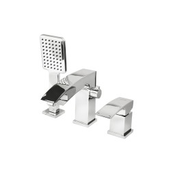 Смеситель для акриловой ванны 35к G1107 GAPPO (3 отв.) ХРОМ - G1107