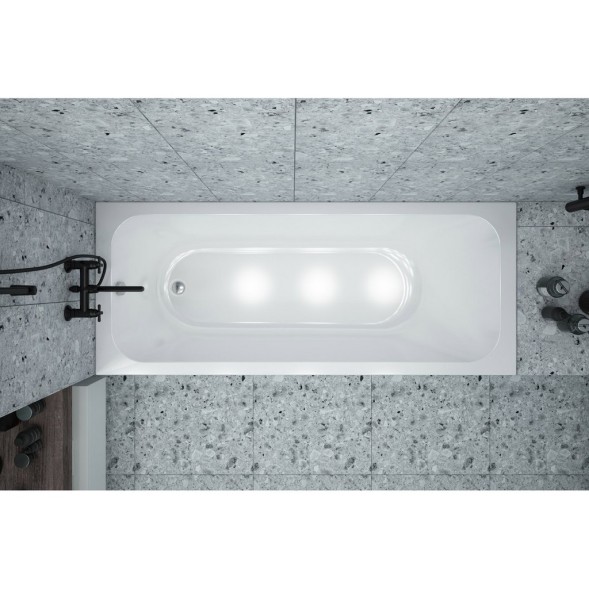 Ванна акриловая  1,7*0,7 &amp;quot;Strict&amp;quot;  (каркас+экран) (Метакам) -  