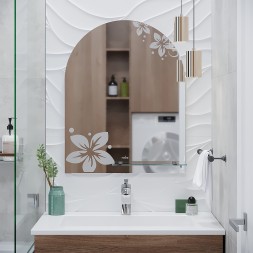 Зеркало MIXLINE &amp;quot;Анис&amp;quot; 535*680 (ШВ) с полкой (К) - В421 