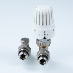 Комплект терморегулирующего оборудования для радиатора 1/2'' угловой VALTEC VT.045.N.04 - VT.045.N.04