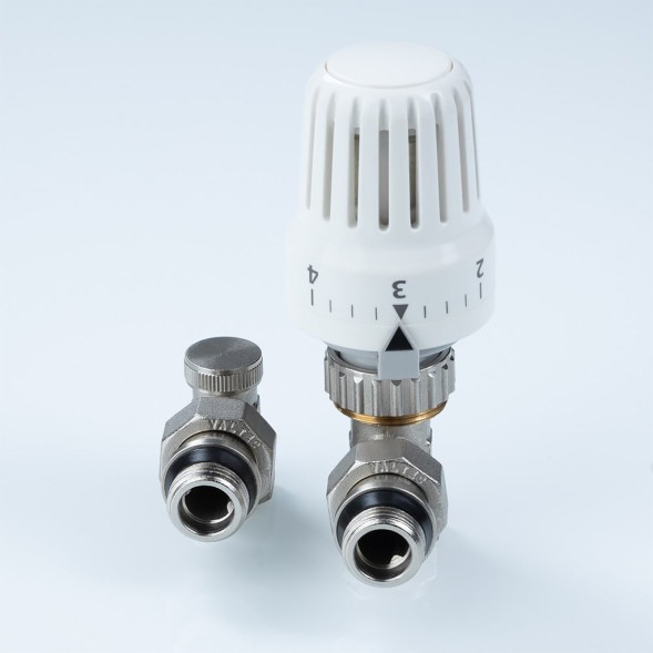 Комплект терморегулирующего оборудования для радиатора 1/2&amp;#039;&amp;#039; угловой VALTEC VT.045.N.04 - VT.045.N.04 
