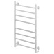 Полотенцесушитель MIXLINE VEGA  80х50 (таймер, 318 Вт, 8 перекладин) электрический БЕЛЫЙ - ML-556423 