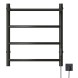 Полотенцесушитель MIXLINE CAPELLA  60х50 (таймер, 251Вт, 3 перекладины + ПОЛКА) электрический ЧЕРНЫЙ - ML-557156 