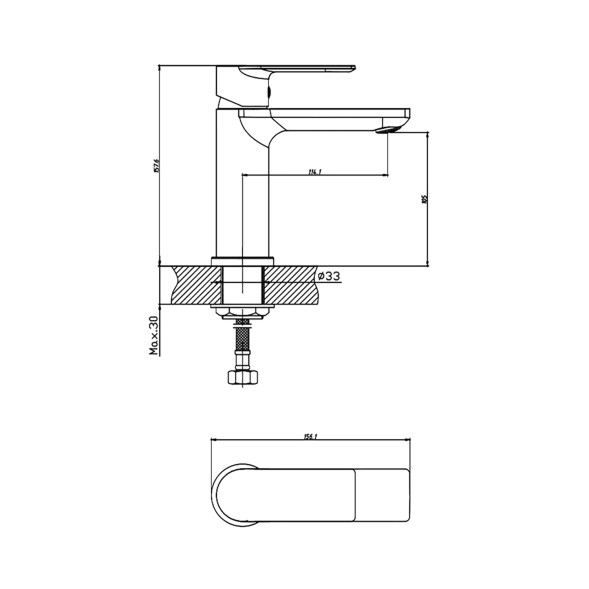 Смеситель с гигиеническим душем 35к HB12505 HAIBA - HB12505 