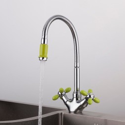 Смеситель для кухни 1/2 кер R43127-6 п/гайку FRUD Зеленый - R43127-6 