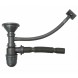 Мойка круг d 49 (0,8) вып 3 1/2 MIXLINE (глуб чаши 18см) с сифоном ДЕКОР - 532306 