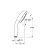 Ручной душ Grohe Tempesta 100  Хром (26161001)