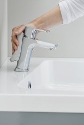 Смеситель для раковины Ravak 10° TD 014.00, без донного клапана, однорычажный, хром (X070062)