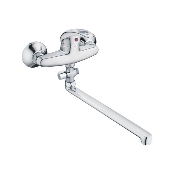 Смеситель для ванны и раковины 40к CN2103-2 CRON L-излив,  ХРОМ - CN2103-2 