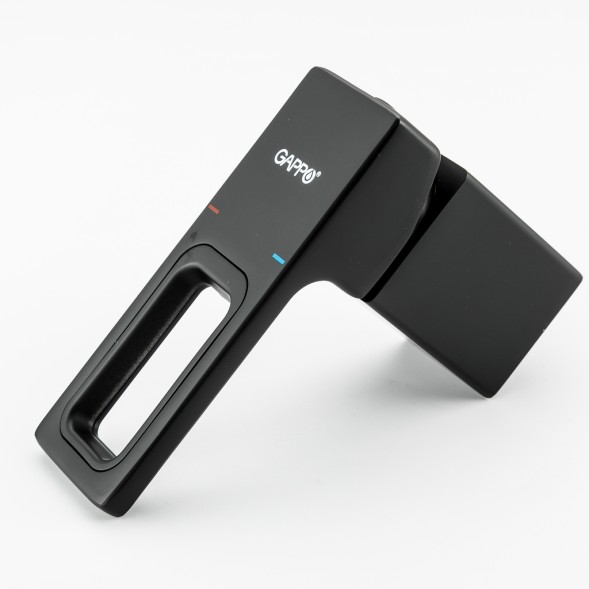 Смеситель для акриловой ванны 35к G1117-6 GAPPO (3 отв.) ЧЕРНЫЙ - G1117-6 