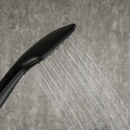 Смеситель для акриловой ванны 35к G1117-6 GAPPO (3 отв.) ЧЕРНЫЙ - G1117-6 