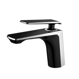 Смеситель для раковины 35к HB10548-7 HAIBA ЧЕРНЫЙ/ХРОМ^ - HB10548-7 