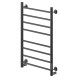 Полотенцесушитель MIXLINE VEGA  80х50 (таймер, 318 Вт, 8 перекладин) электрический ЧЕРНЫЙ - ML-556424 