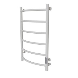 Полотенцесушитель MIXLINE CAPELLA  80х50 (таймер, 253 Вт, 6 перекладин) электрический БЕЛЫЙ - ML-556346 