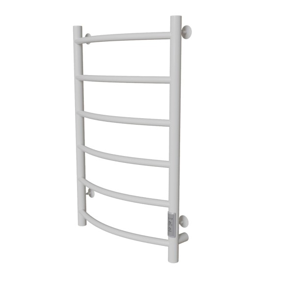 Полотенцесушитель MIXLINE CAPELLA  80х50 (таймер, 253 Вт, 6 перекладин) электрический БЕЛЫЙ - ML-556346 