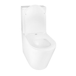 Унитаз-компакт Azario Maro 670x380x850 напольный, безободковый, с бачком и сиденьем микролифт (AZ-2125A-R)