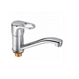 Смеситель для кухни 40к L4550-2 Ledeme, под гайку, латунь - L4550-2