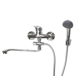 Смеситель для ванны и раковины 40к CN2104 CRON S-излив 350мм, ХРОМ - CN2104