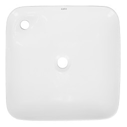 Раковина накладная Azario 460x460x100 квадратная, белый глянец (AZ-2181)