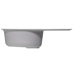 Мойка МЛ-ГМ16 (ML-GM16) КОМФОРТ овальная с крылом, графит (342), 730*460*180мм - 00-00009369 