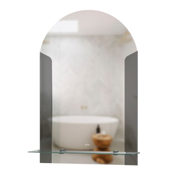 Зеркало MIXLINE &amp;quot;Муза&amp;quot; 390*580 (ШВ) с полкой (К) - В429 