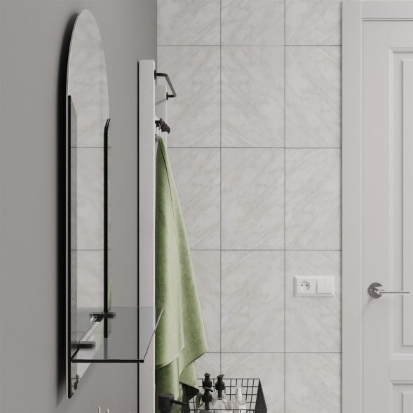 Зеркало MIXLINE &amp;quot;Муза&amp;quot; 390*580 (ШВ) с полкой (К) - В429 