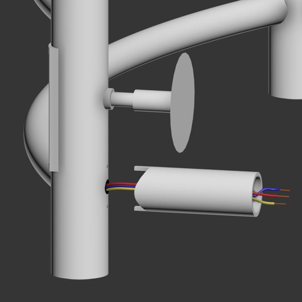 Полотенцесушитель MIXLINE VEGA  80х50 (таймер, 382Вт, 7 перекладин + ПОЛКА) электрический БЕЛЫЙ - ML-556425 