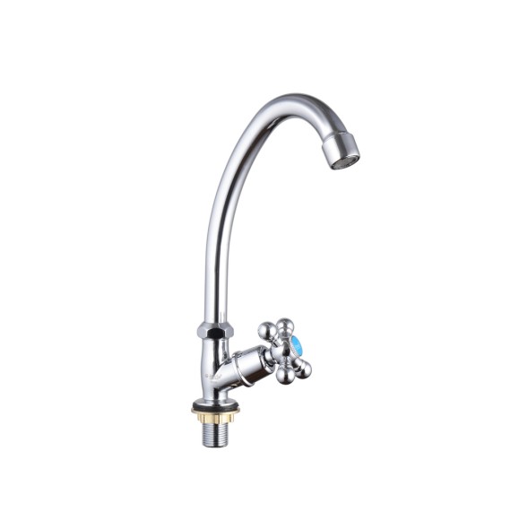 Смеситель для раковины/мойки 1/2 кер Glauf JMX14-A605 п\гайку моно - JMX14-A605 