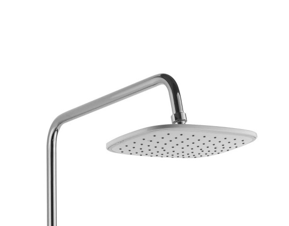 Душевая система AZARIO с поворотным изливом, керамический картридж, хром/белый (AZ-801)