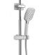 Душевая система AZARIO с поворотным изливом, керамический картридж, хром/белый (AZ-801)
