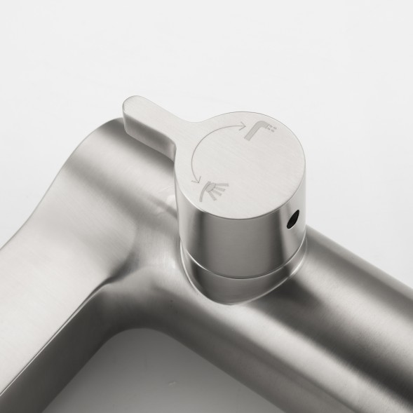 Смеситель для акриловой ванны 35к G1199-30 GAPPO нерж сталь, (3 отв.) САТИН - G1199-30 