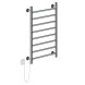 Полотенцесушитель MIXLINE VEGA  80х50 (кноп выключатель, 340 Вт, 8 перекладин, левый) электрический - ML-556367 