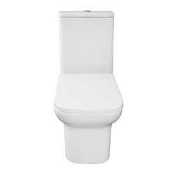 Унитаз-компакт Azario Alba 620х405х805 напольный, безободковый, с сиденьем микролифт (AZ-8323)