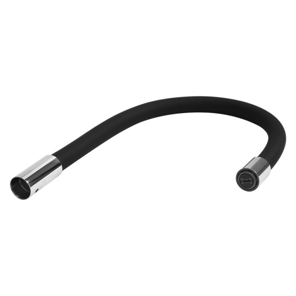 Излив для см кухня ГИБКИЙ FRAP W04 черный (для смес. F4053, F4153, F4253) - W04 