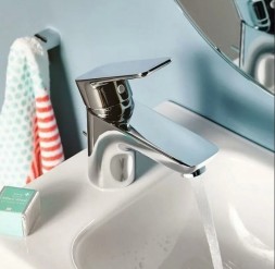 Смеситель для раковины KLUDI PURE&STYLE 75  однорычажный c донным клапаном, хром (403820575)