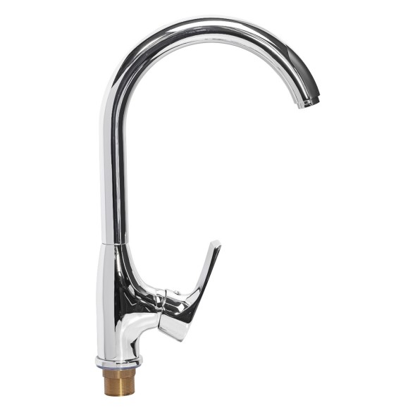 Смеситель для кухни 35к ПРОФСАН ПСМ-100-3 &amp;quot;ЭЛИТ&amp;quot; выс. пов. излив, п/гайку, ХРОМ - PSM-100-3 