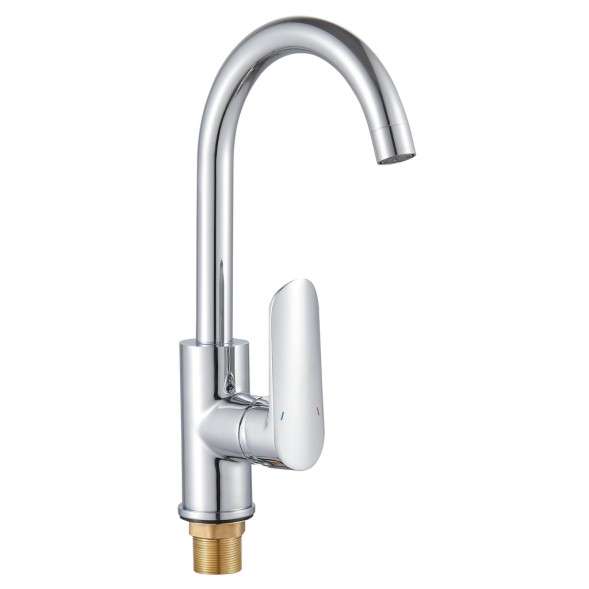 Смеситель для кухни 35к ПРОФСАН ПСМ-200-3 &amp;quot;200&amp;quot; , выс. пов. излив, п/гайку, ХРОМ - PSM-200-3 