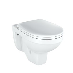 Унитаз подвесной &amp;quot;Рио Люкс&amp;quot; сиденье полип.микролифт белый (Rosa) - 4630055558148 