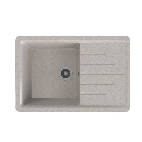 Мойка ML-GMS07 СТАНДАРТ с крылом, светло-серый (310), 750*495*190мм - 00-00002424 