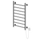 Полотенцесушитель MIXLINE VEGA  80х50 (кноп выключатель, 340 Вт, 8 перекладин, правый) электрический - ML-556368 