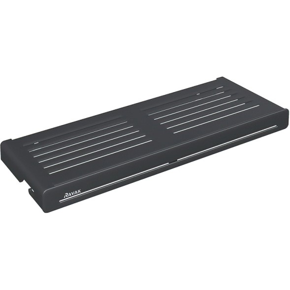 Металлическая полка Ravak Slim S Черная (X07P649)