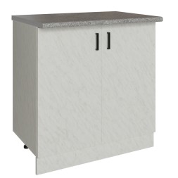 Стол разделочный 80 белый мрамор - 523298 